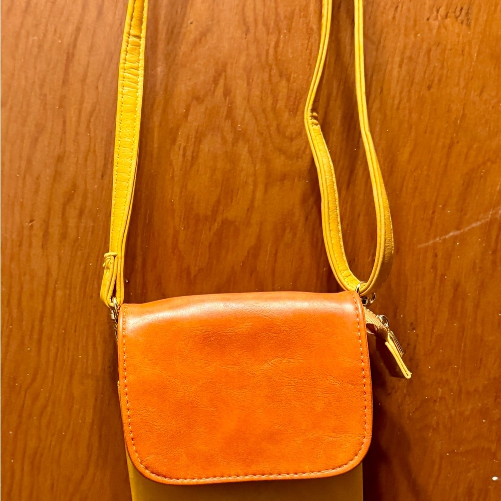 Stylish Orange Crossbody Bag